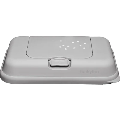 Afbeelding van Funkybox Billendoekjes Doosje To Go Grey Little Stars