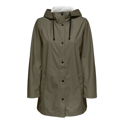 Afbeelding van ONLY Onlnewellen Raincoat Regenjas, Dames, Maat: XS, Kalamata