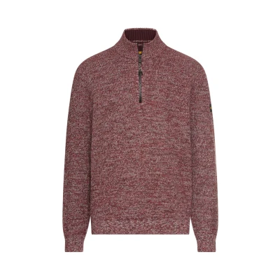 Afbeelding van camel active Troyer MIT Melierter Struktur Trui, Heren, Maat: XXL, Amber red