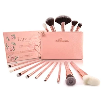 Afbeelding van Luvia Cosmetics Essential Brushes Kwastenset, Dames, Maat: One Size, Rose golden vintage