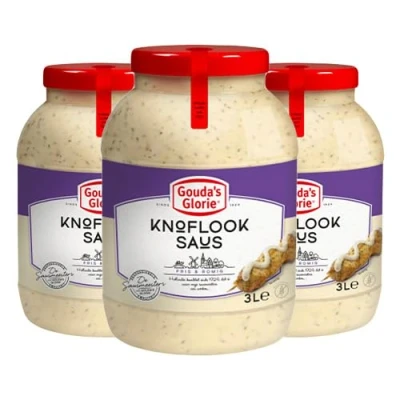 Afbeelding van Gouda&#039;s Glorie Knoflooksaus 3x 3 ltr