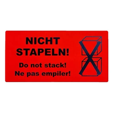 Afbeelding van 50 stickers etiket verzendstickers niet stapelen