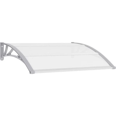 Afbeelding van Deurluifel 120x80 cm PC grijs en transparant