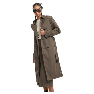 Afbeelding van G Star RAW trench coat, bruin (turf D25197 D728 273), M