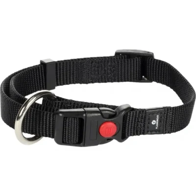 Afbeelding van Halsband Ziggi Zwart 30 tot 45cm x 15mm