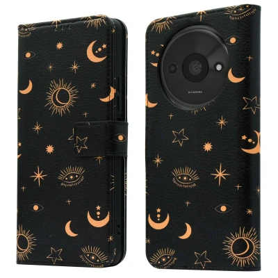 Afbeelding van Xiaomi Redmi A3 Hoesje Kunstleder iMoshion Bookcase Zwart Telefoonhoesje