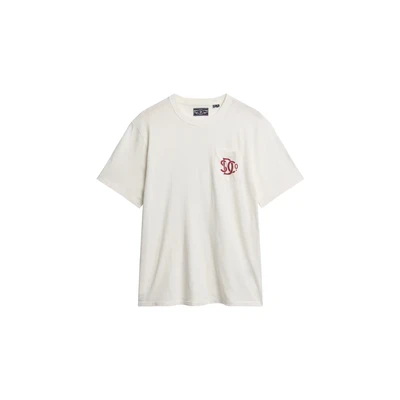 Afbeelding van Superdry THE Merchant Store Tshirt print, Heren, Maat: XL, Off white
