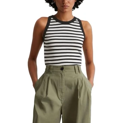 Afbeelding van Marc O&#039;Polo Striped Top, Dames, Maat: XL, Multi black