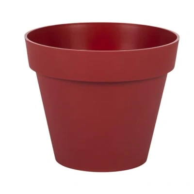Afbeelding van EDA Bloempot Toscane rood kunststof D20 x H17 cm 3 liter