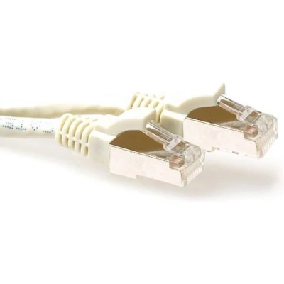 Afbeelding van ACT FB7407 LSZH SFTP CAT6A Patchkabel Snagless Ivoor 7 meter
