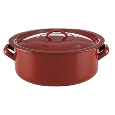 Afbeelding van Kookpot met Deksel Quid Classic Bruin Geëmailleerd Staal Afmetingen 18 cm