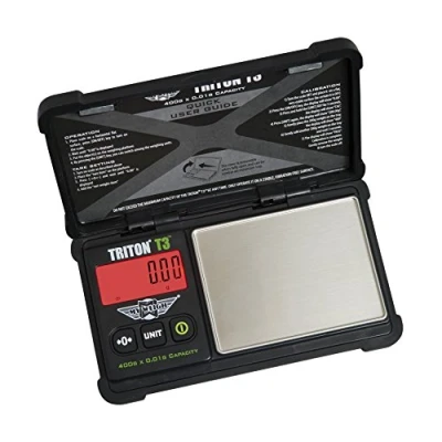 Afbeelding van My Weigh T3 400 Triton, digitale zakweegschaal, zwart