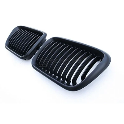 Afbeelding van Radiator sport front rib grill zwart mat registratievrije set geschikt voor E36 facelift 96 99
