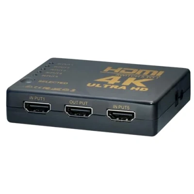 Afbeelding van Maxtrack CS 1 5 L HDMI schakelaar met afstandsbediening, zwart
