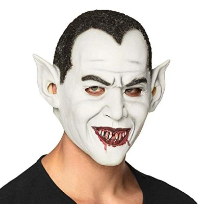 Afbeelding van Boland 97583 Vampiermasker, gezichtsmasker van latex, hoofdmasker, griezelmasker, Halloween, carnaval, themafeest, verkleedpartij, kostuum