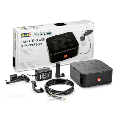 Afbeelding van Revell Accessoires 39139 Airbrush Starter Compressor Modelbouw en Knutselaccessoires, meerkleurig