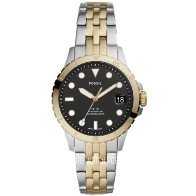 Afbeelding van Fossil ES4745 FB 01 horloge dameshorloge GoudkleurZilverkleur