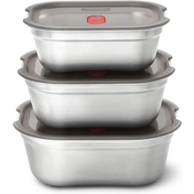Afbeelding van Black+Blum RVS Vershoudbakjes Set Mix (S/M/L)