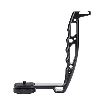 Afbeelding van Bewinner Draagbare handgreep met één hand Aluminium L beugel Verlengde cardanische voor Zhiyun Crane 2 Ronin S Gimbal handheld stabilisatorarm Bureausteun