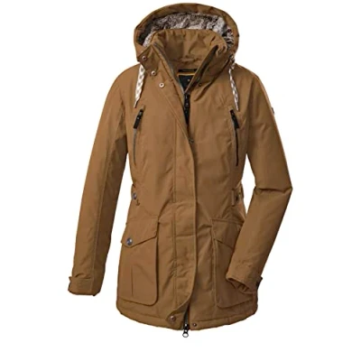 Afbeelding van G.I.G.A. DX dames Casual functioneel jack met afritsbare capuchon GW 62 WMN JCKT, lichtbruin, 36, 38725 000