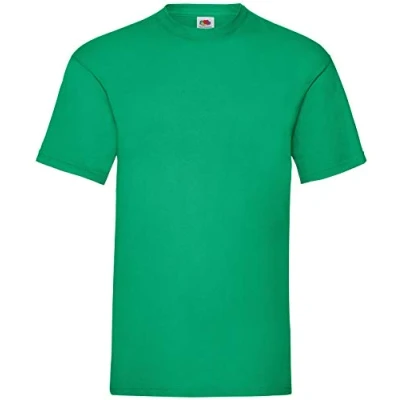 Afbeelding van Fruit of the Loom Heren Valueweight T shirt met korte mouwen, Kelly Green, Large, Groen, L