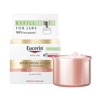 Afbeelding van Eucerin Hyaluron Filler + Elasticity Dagcrème Rose SPF30 Navulling
