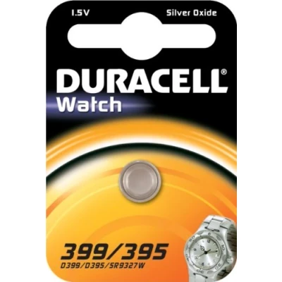Afbeelding van Duracell 399/395 zilveroxide 1,5 V niet oplaadbare batterij (zilveroxide, knoop/munt, V, 1 st., SR57, 84 mAh)