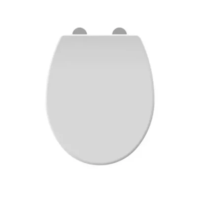 Afbeelding van Toiletzitting Allibert Dolceo Afklikbaar 37x5,5x46,5 cm SoftClose Katoen Mat Wit