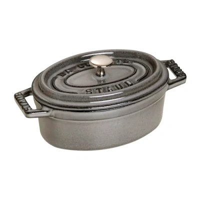 Afbeelding van Staub 40500 116 0 Mini Cocotte, gietijzer, grijs, 11 cm