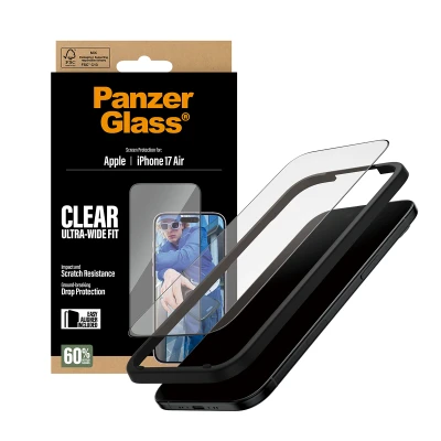 Afbeelding van PanzerGlass Screen Protector iPhone 17 Air Ultra Wide Fit w. Easy