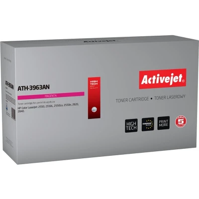 Afbeelding van ActiveJet AT 401N Toner voor HP printer; 507A CE401A vervanging; Opperste; 6000 pagina&#039;s; cyaan.