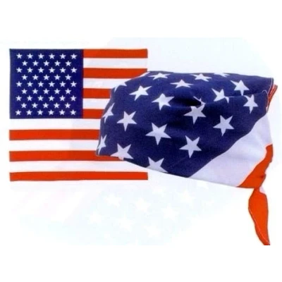Afbeelding van ATM Bandana, USA Vlag 55 cm x cm, 100% Katoen