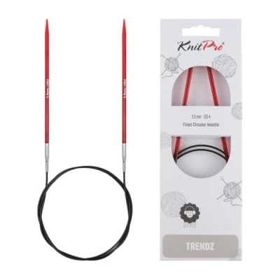 Afbeelding van KnitPro Trendz: Knitting Pins: Circular: Vast: 80cm x 3.50mm, gesorteerd