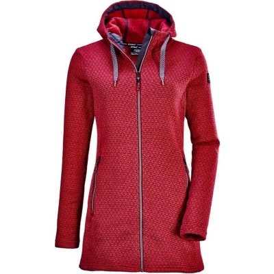 Afbeelding van Killtec dames wintervest lang wijnrood maat 42