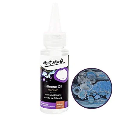 Afbeelding van Mont Marte Siliconenolie 60ml Ideaal Voor Acryl Gieten Perfect Acrylverf Pouring mooie Cellen en indrukwekkende Effecten