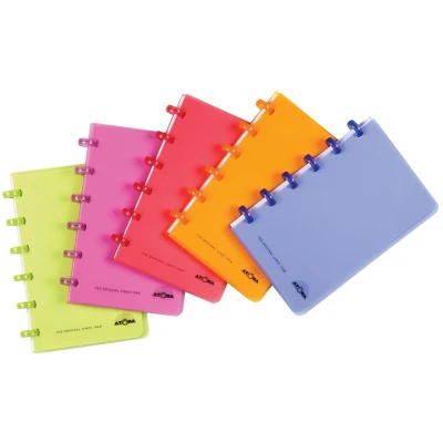 Afbeelding van Atoma Trendy Notitiboekje, Ft A6, 120 Bladzijden, Pp, Geruit 5 Mm, Geassorteerde Kleuren Notitieboek