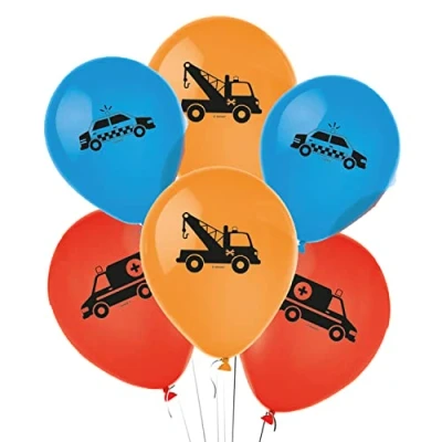 Afbeelding van Amscan On The Road 6 Ballonnen (28 cm)