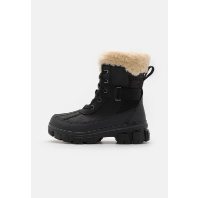 Afbeelding van Sorel Dames Torino 5 PARC waterdichte mode laars, zwart/zeezout, 4 UK, Zwarte Zee Zout, 37 EU