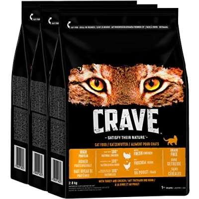 Afbeelding van Crave Kattenzak Kalkoen En Kip 2,8 Kg