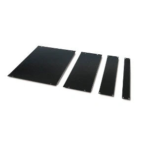 Afbeelding van APC AR8101BLK, Blanco paneel, Zwart, Metaal, 15U, 483 mm, 3 mm