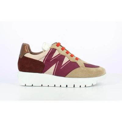 Afbeelding van Wonders Odisei dames sneaker beige maat 35 (EU) 2 (UK)