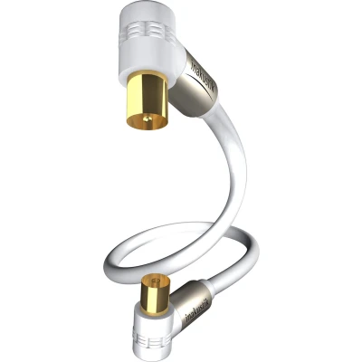 Afbeelding van in akustik Premium HDTV 90Â Antennekabel Coax 100dB 1 5 m