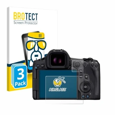 Afbeelding van BROTECT Screenprotector voor Canon EOS R5 Mark II Folie Beschermfolie Beschermglas transparant (3 Stuks)