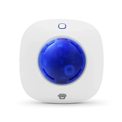 Afbeelding van Chuango WS 105 Draadloze binnensirene, diefstalbeveiliging met blauw knipperlicht, krachtig veiligheidssysteem voor thuis, volume 90 dB, compatibel accessoires