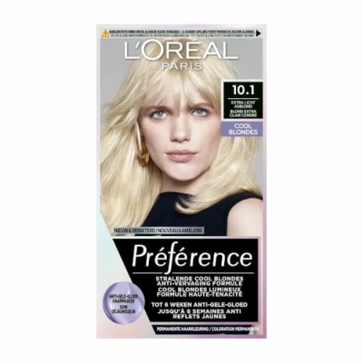 Afbeelding van 3x L&#039;Oréal Préférence Cool Blondes Permanente Haarkleuring 10.1 Extra Licht Asblond
