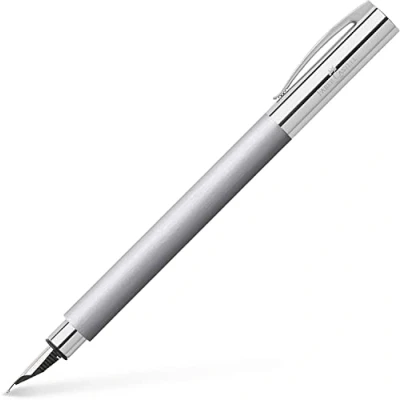 Afbeelding van Vulpen Faber Castell FC 148390 Ambition mat edelstaal M