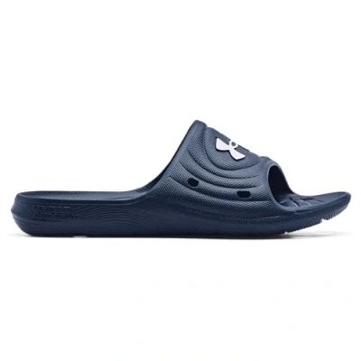 Afbeelding van Under Armour Locker IV badslipper donkerblauw/wit