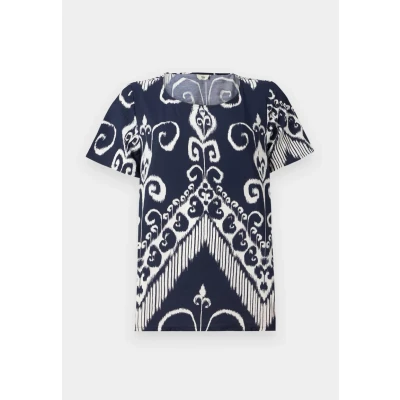 Afbeelding van JDY Jdytroya LIFE O NECK Tshirt print, Dames, Maat: XS, Black iris/cloud dancer