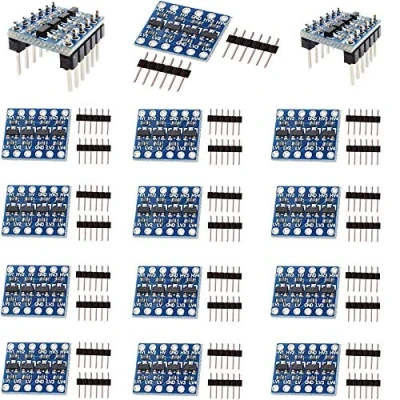 Afbeelding van RUNCCI YUN 15 stks 4 Kanalen IIC I2C Logic Niveau Converter Bi directionele Module 3.3V naar 5V Shifter voor Arduino (Pack van 15)