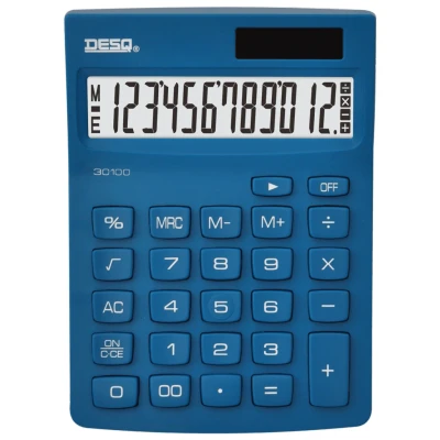 Afbeelding van Desq bureaurekenmachine New Generation Compact 30100, donkerblauw